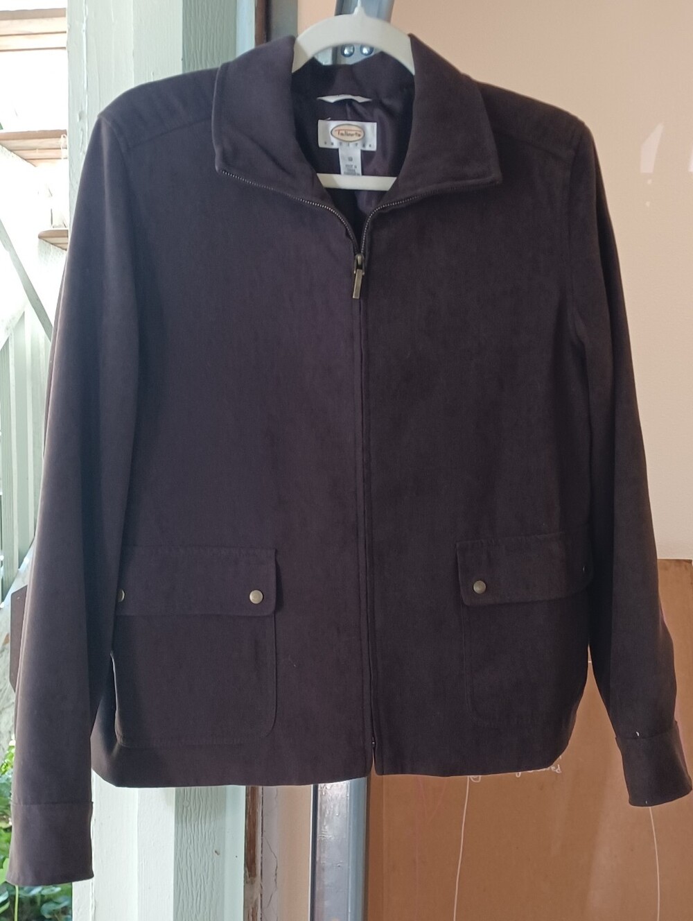 Talbots Vintage 90s Brown Jacket with Stretch